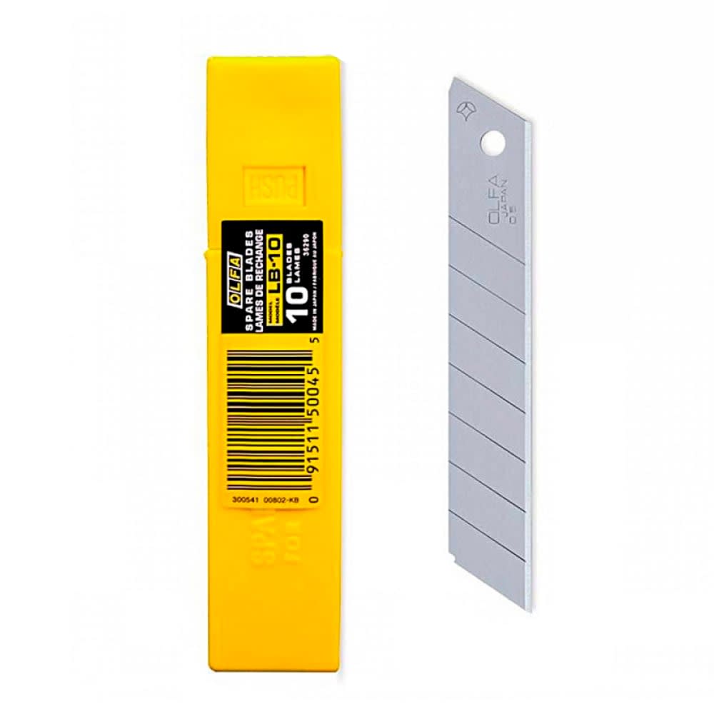 REPUESTO LB-10 UNIVERSAL PARA CUCHILLO 18MM (10UN) OLFA1