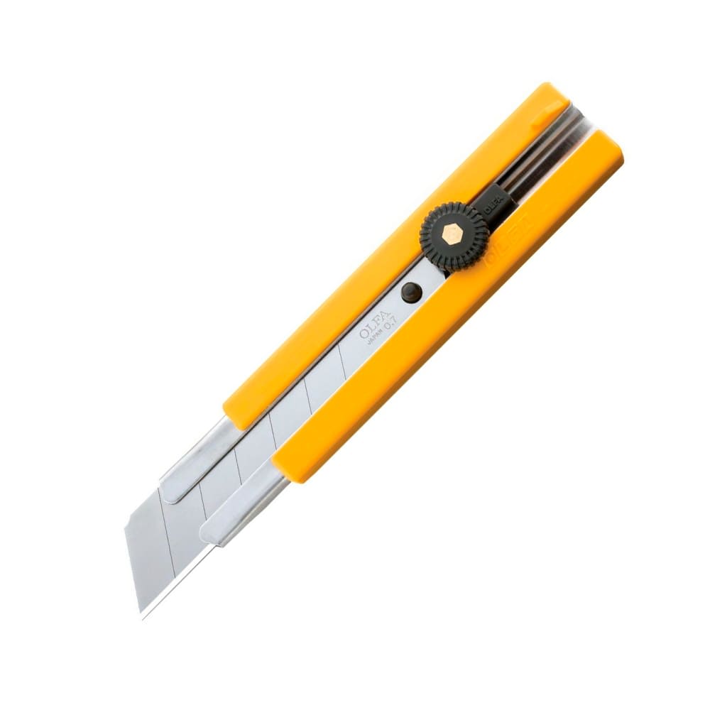 CUCHILLO CARTONERO 25MM H-1 SEGURO MANUAL OLFA1