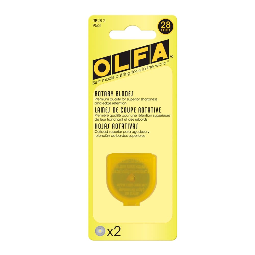 REPUESTO RB28-2 LISO PARA CUCHILLO ROTATIVO RTY-28 (2UN) OLFA1