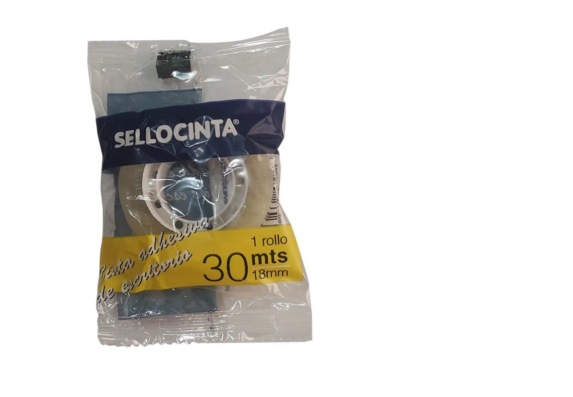 CINTA ADHESIVA CRISTAL 18MM 30M SELLOCINTA2