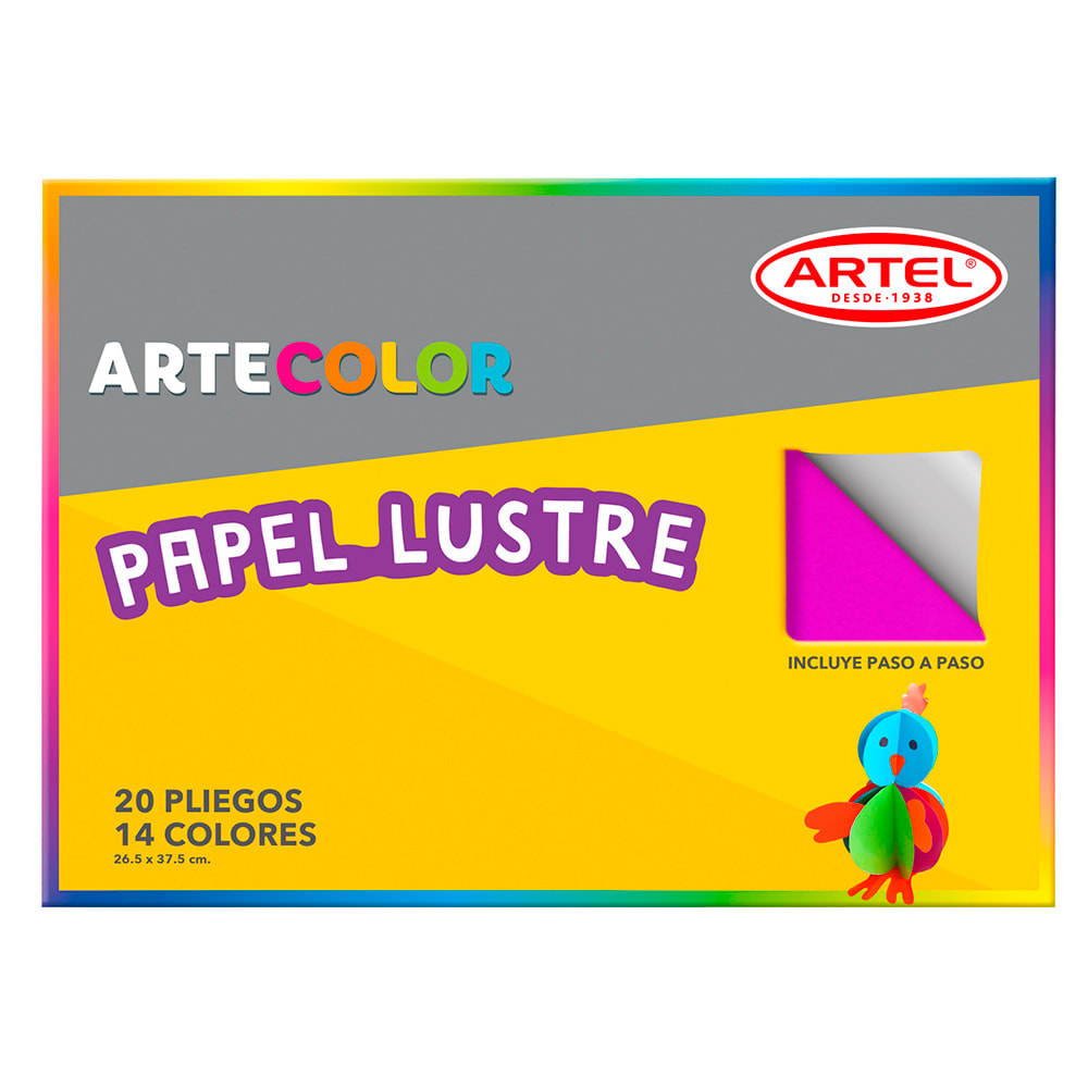 ESTUCHE PAPEL LUSTRE 26X37CM 20HJ ARTEL1