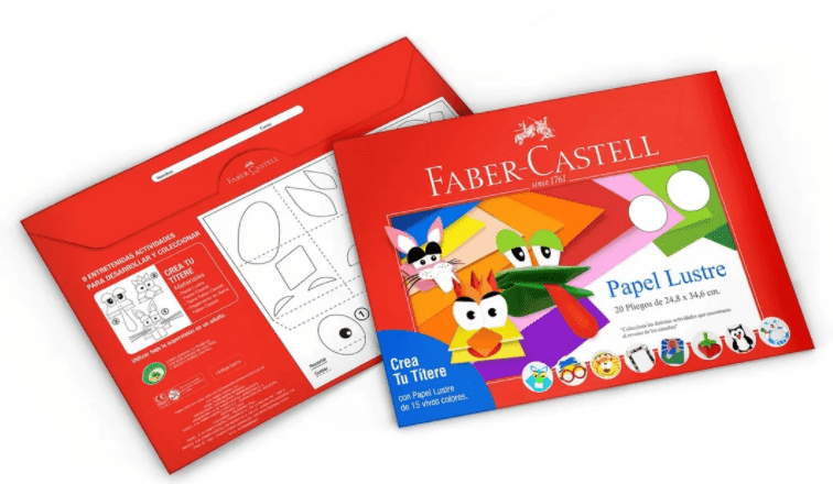 ESTUCHE PAPEL LUSTRE 24X34CM 20HJ FABER-CASTELL1