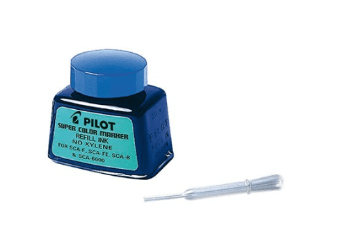 TINTA DE RECARGA PARA MARCADOR PERMANENTE 30ML AZUL PILOT1