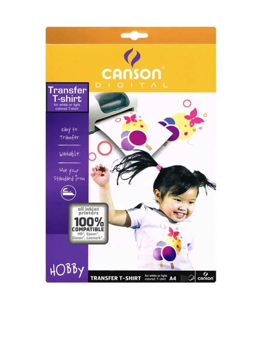 PAPEL TRANSFER A4 5 HOJAS CANSON1