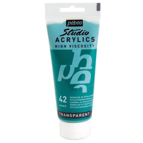 ACRÍLICO 100ML ESMERALDA DE PTHALOCIANINA (42) PEBEO1