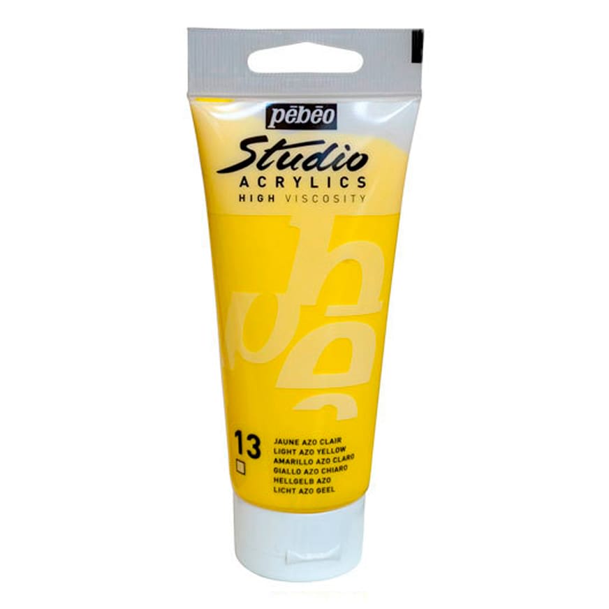 ACRÍLICO 100ML AMARILLO AZO CLARO (13) PEBEO1