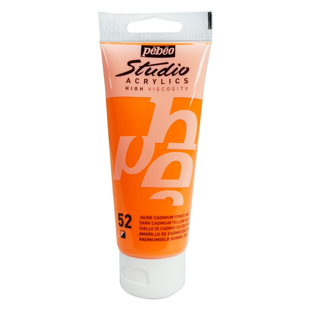 ACRÍLICO 100ML AMARILLO CADMIO OSCURO IMIT. (52) PEBEO1