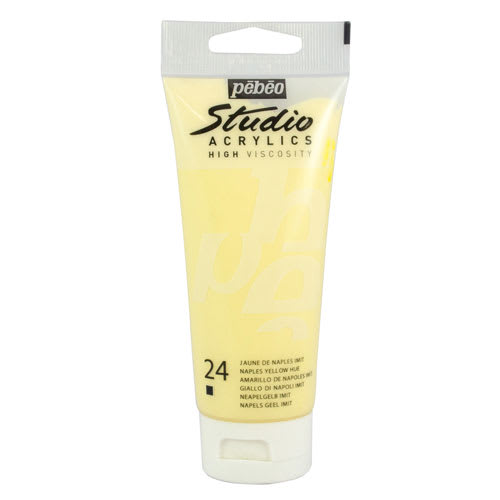 ACRÍLICO 100ML AMARILLO DE NÁPOLES IMIT. (24) PEBEO1