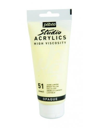 ACRÍLICO 100ML AMARILLO LUMINOSO (51) PEBEO1