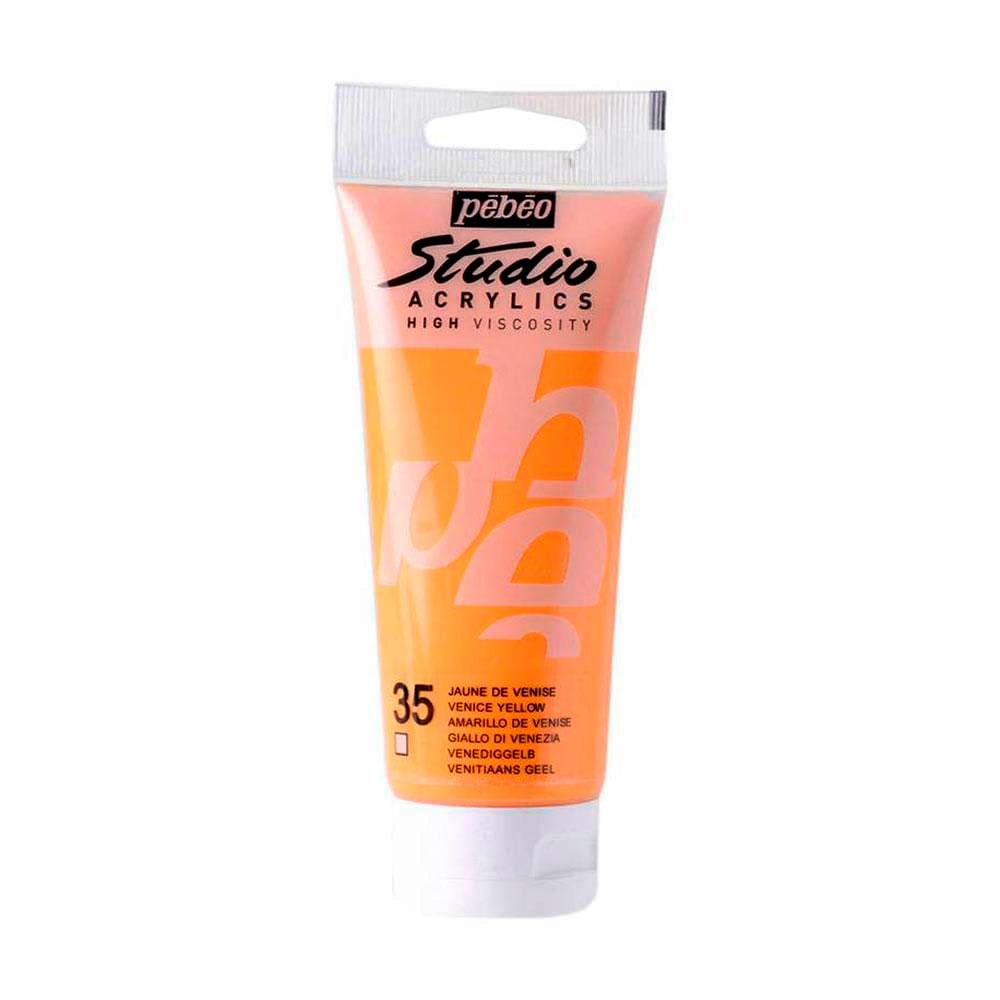 ACRÍLICO 100ML AMARILLO VENECIA (35) PEBEO1
