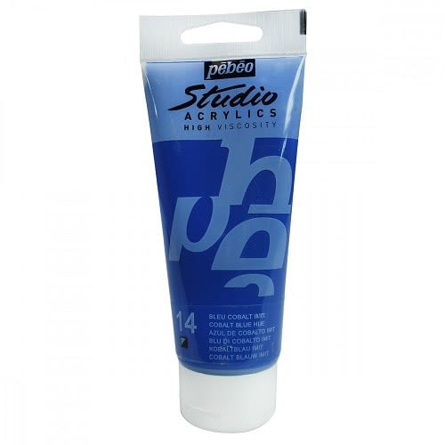 ACRÍLICO 100ML AZUL COBALTO OPACO IMIT. (14) PEBEO1