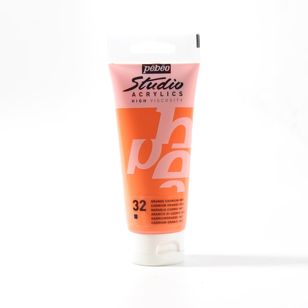 ACRÍLICO 100ML NARANJA CADMIO IMIT. (32) PEBEO1