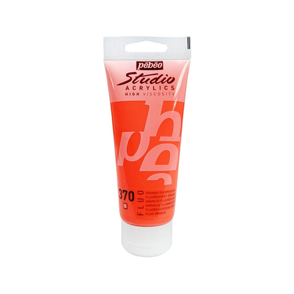 ACRÍLICO 100ML NARANJA FLUORESCENTE (370) PEBEO1