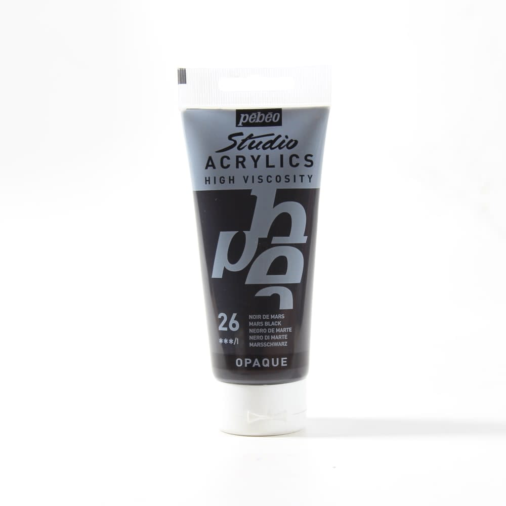 ACRÍLICO 100ML NEGRO DE MARTE (26) PEBEO1