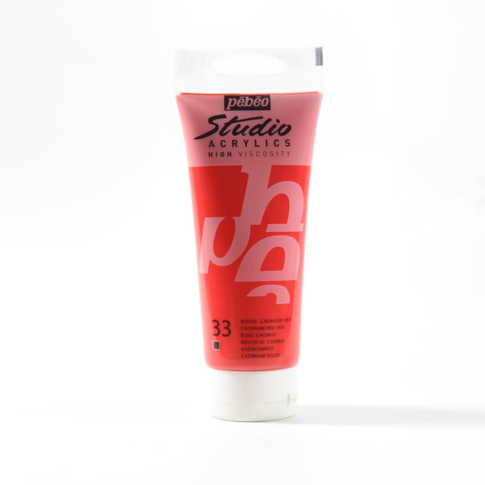 ACRÍLICO 100ML ROJO CADMIO IMIT. (33) PEBEO1
