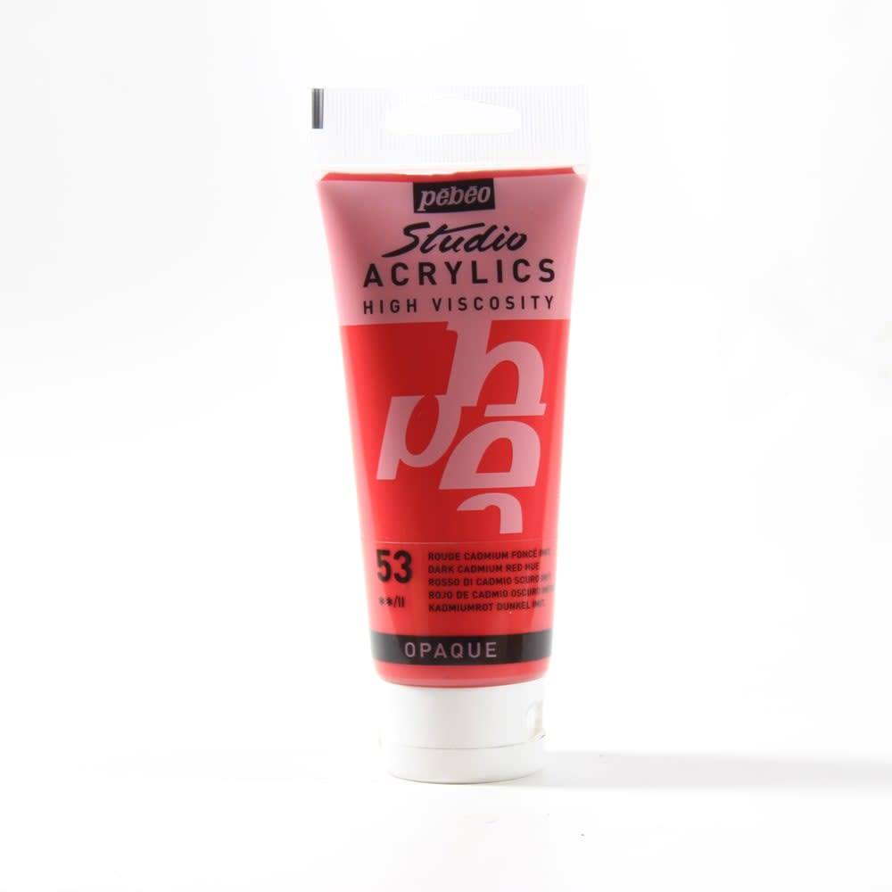 ACRÍLICO 100ML ROJO CADMIO OSCURO IMIT. (53) PEBEO1