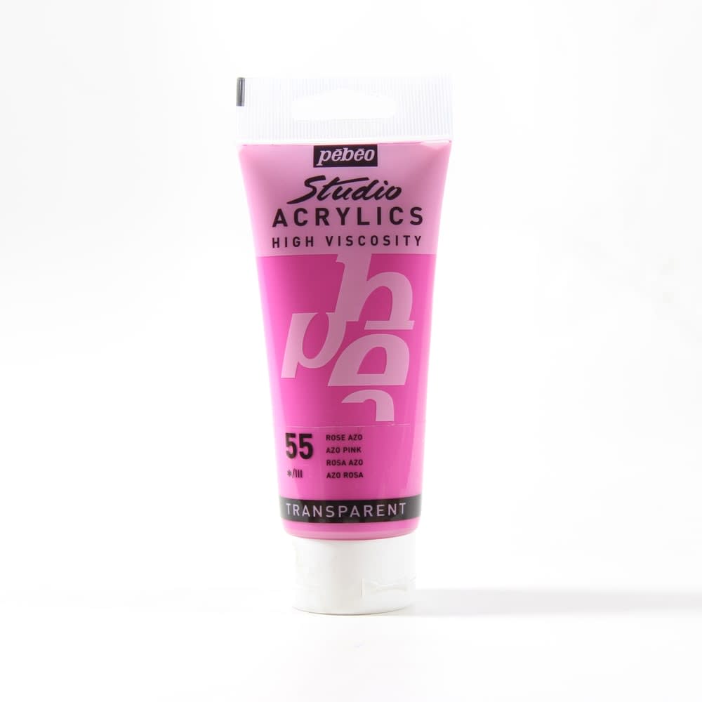 ACRÍLICO 100ML ROSA AZO (55) PEBEO1
