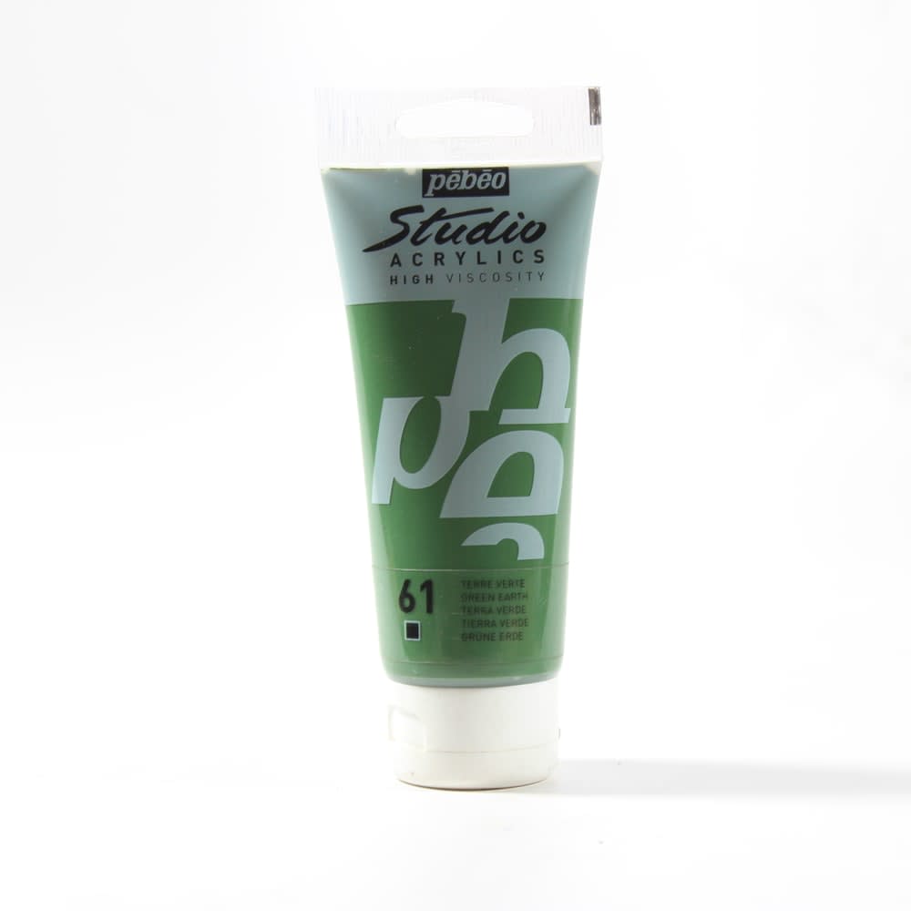 ACRÍLICO 100ML TIERRA VERDE (61) PEBEO1
