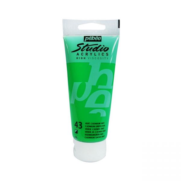 ACRÍLICO 100ML VERDE CADMIO IMIT. (43) PEBEO1