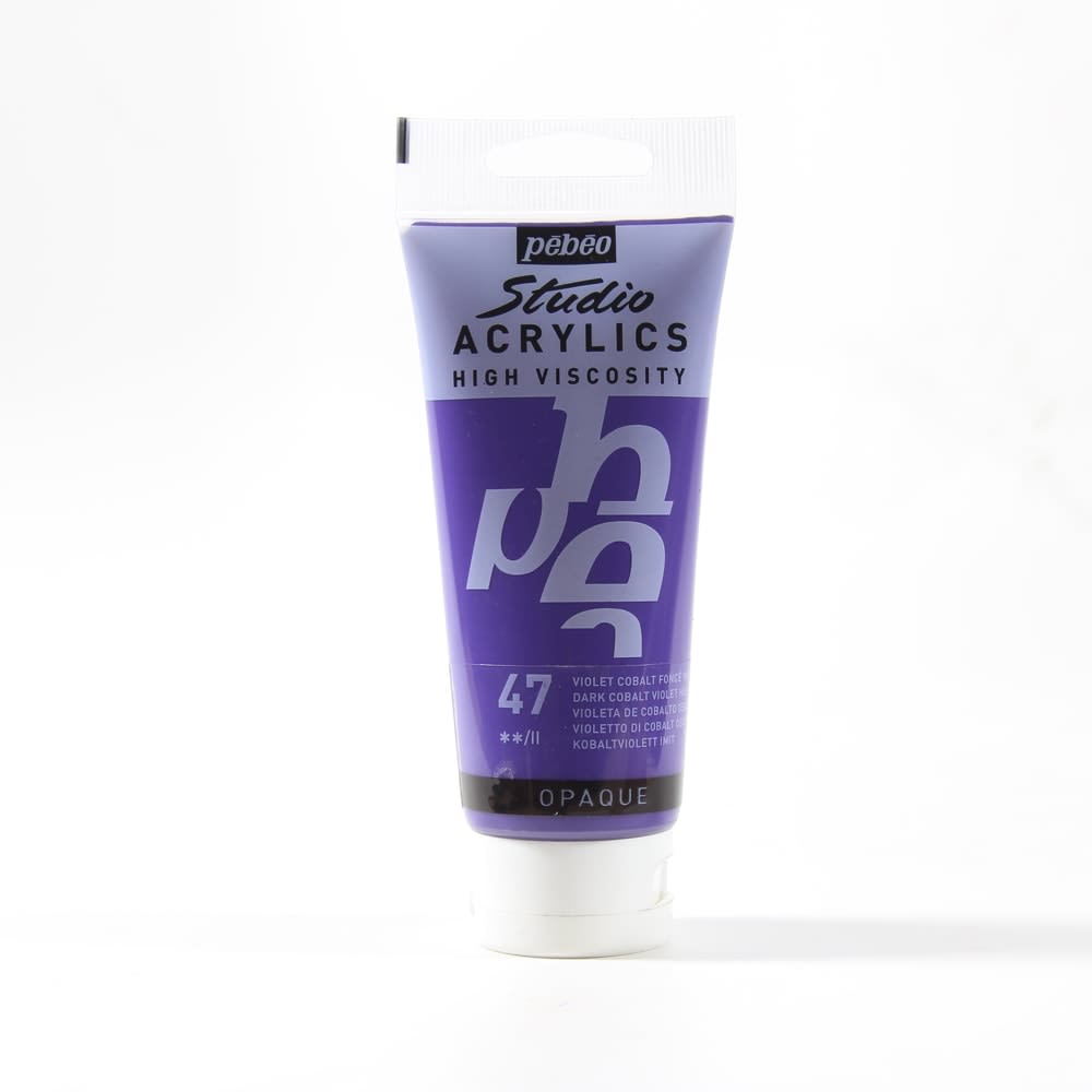 ACRÍLICO 100ML VIOLETA COBALTO OSCURO IMIT. (47) PEBEO1