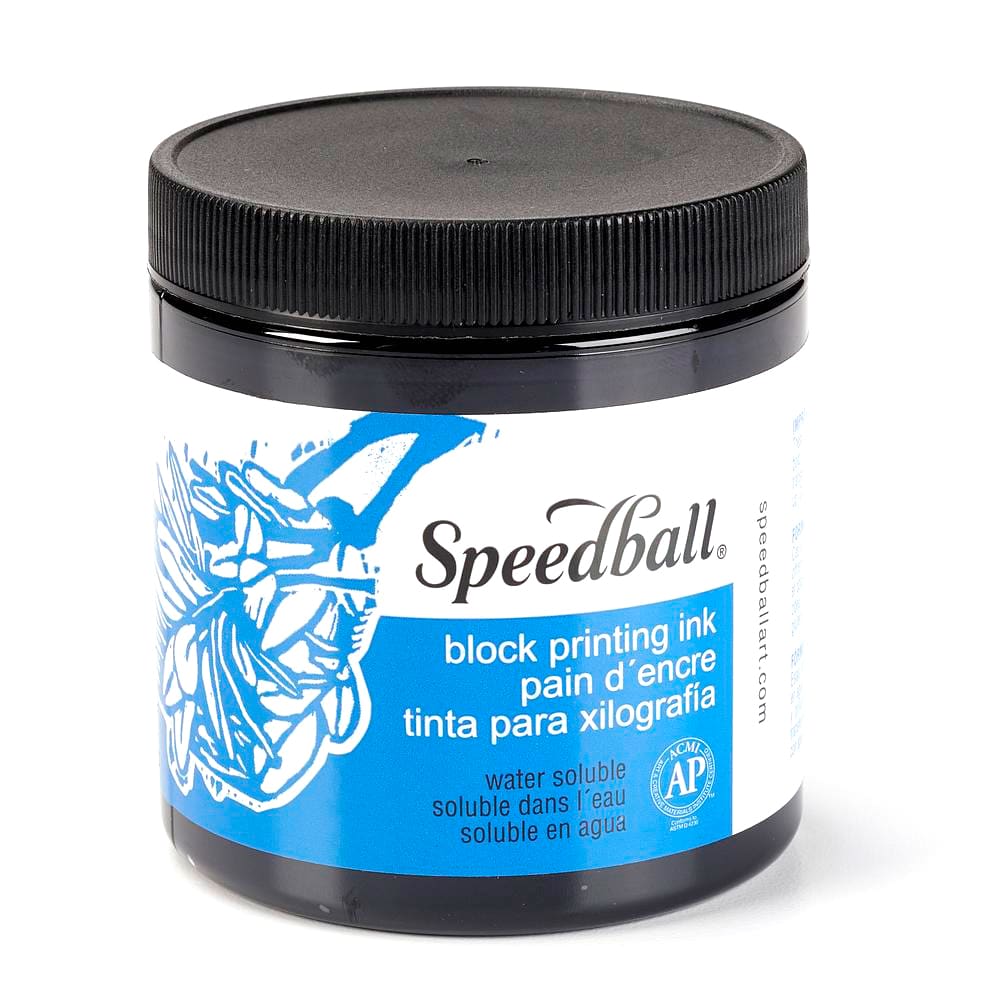 TINTA AL AGUA PARA XILOGRAFÍA 236ML NEGRO (3800)1