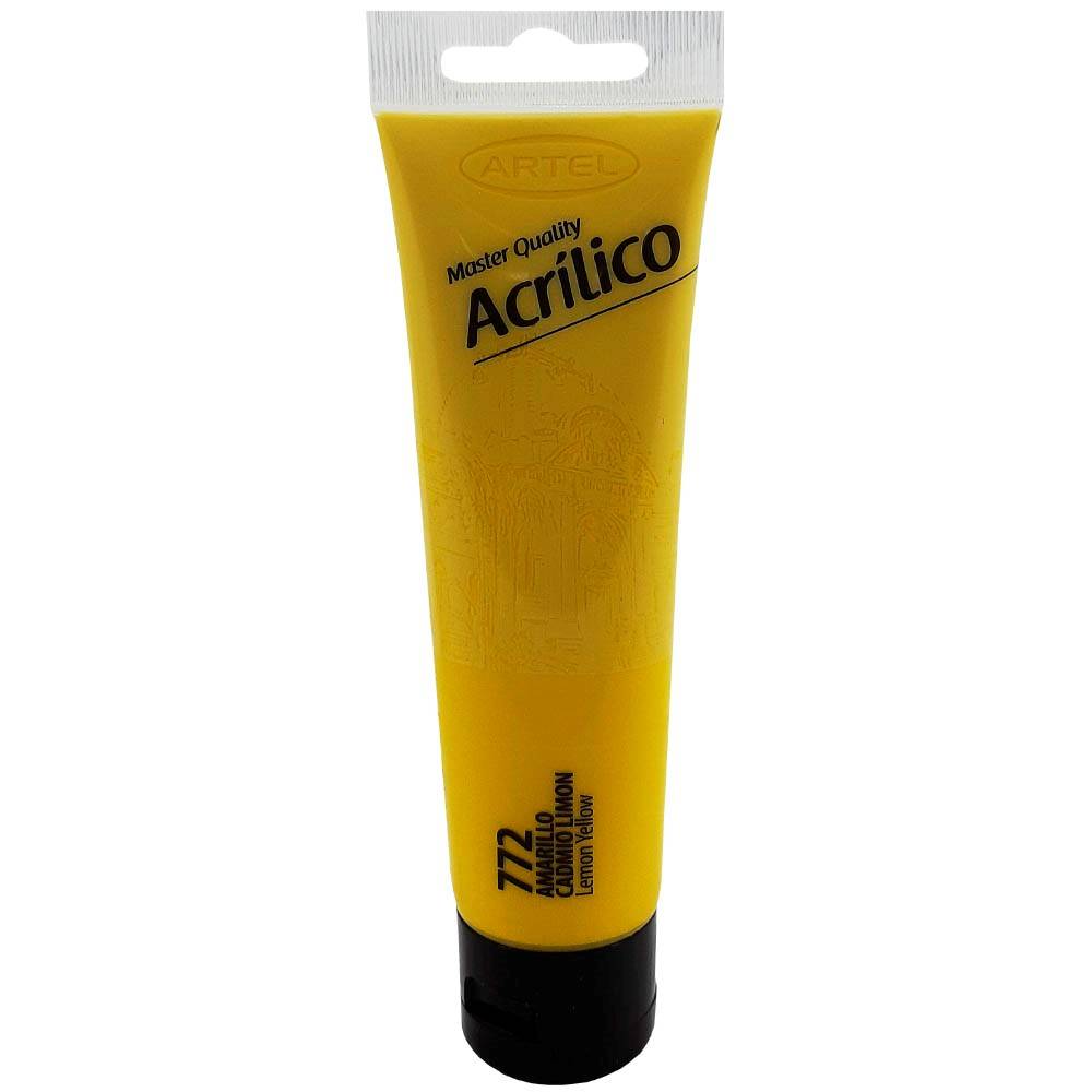 ACRÍLICO 100ML AMARILLO CADMIO LIMÓN (772) ARTEL1