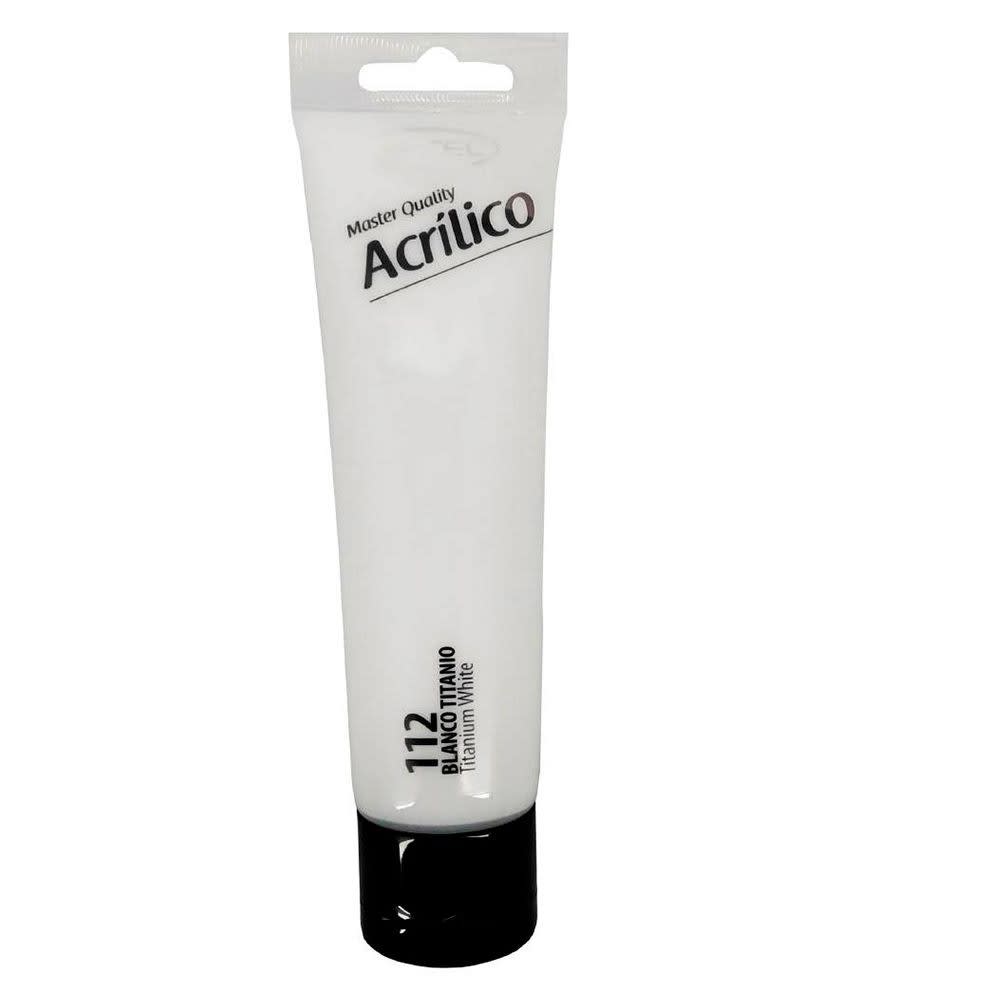 ACRÍLICO 100ML BLANCO TITANIO (112) ARTEL1