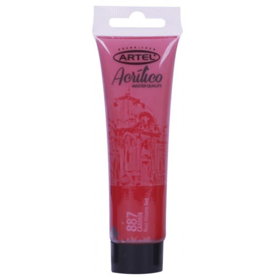 ACRÍLICO 100ML CARMÍN (887) ARTEL1