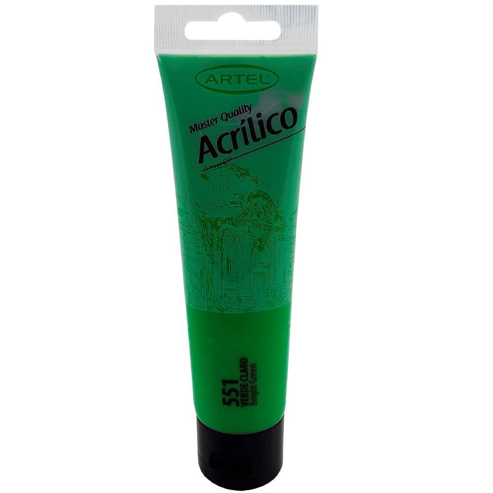ACRÍLICO 100ML VERDE CLARO (551) ARTEL1