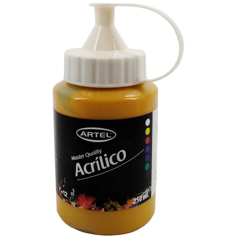 ACRÍLICO 250ML AMARILLO OCRE (661) ARTEL1