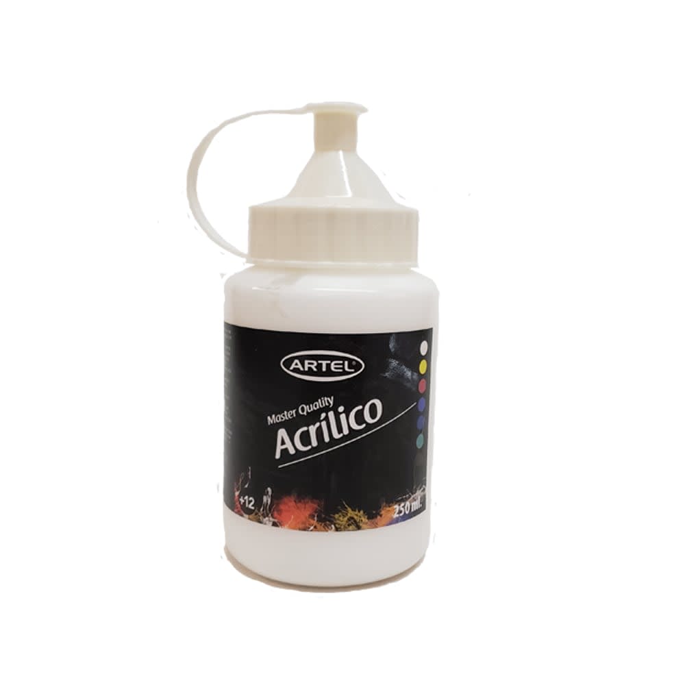 ACRÍLICO 250ML BLANCO TITANIO (112) ARTEL1