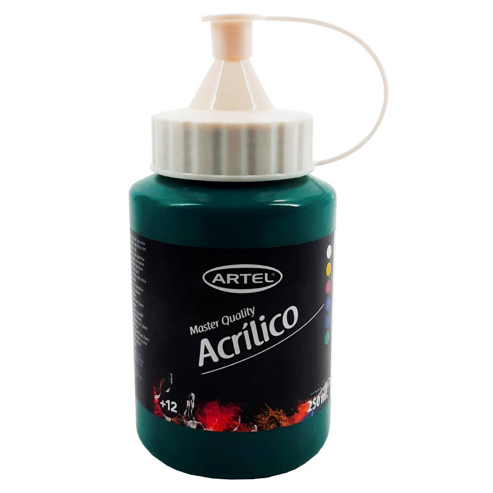 ACRÍLICO 250ML VERDE VIRIDIAN (554) ARTEL1