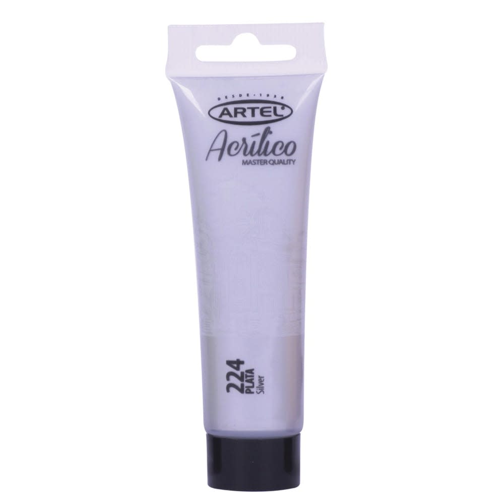 ACRÍLICO 35ML PLATA (224) ARTEL1