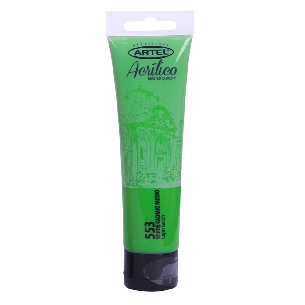 ACRÍLICO 35ML VERDE CADMIO MEDIO (553) ARTEL1