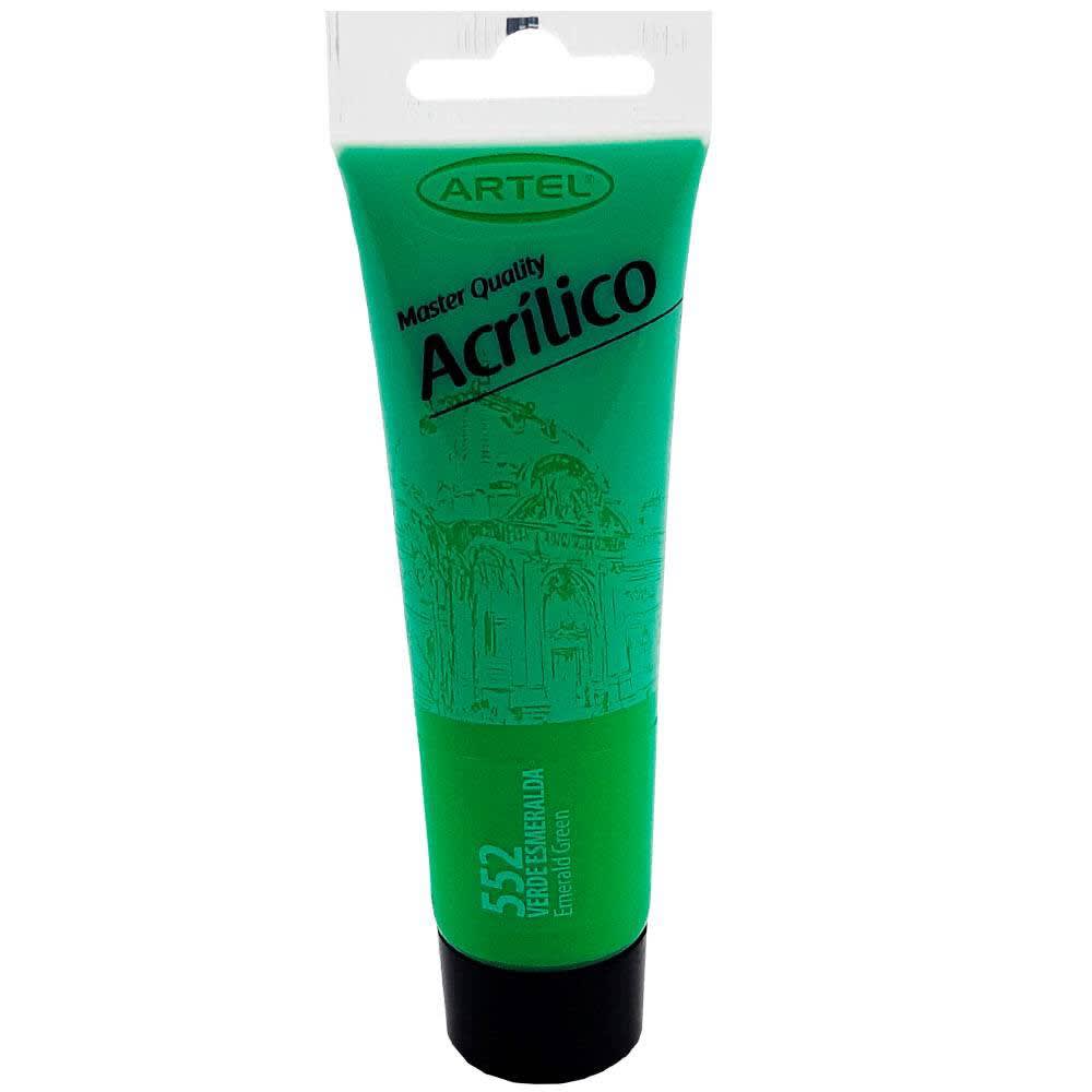ACRÍLICO 35ML VERDE ESMERALDA (552) ARTEL1