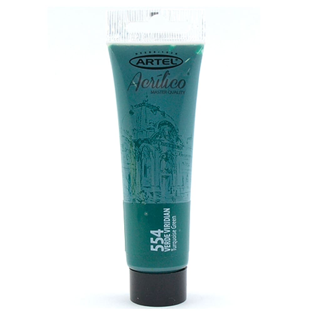 ACRÍLICO 35ML VERDE VIRIDIAN (554) ARTEL1