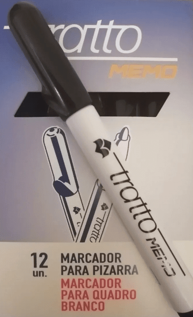 MARCADOR DE PIZARRA NEGRO TRATTO1