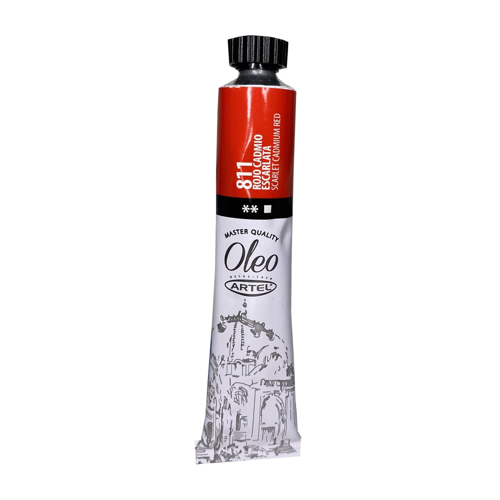 ÓLEO 22ML ROJO CADMIO ESCARLATA (811) ARTEL1