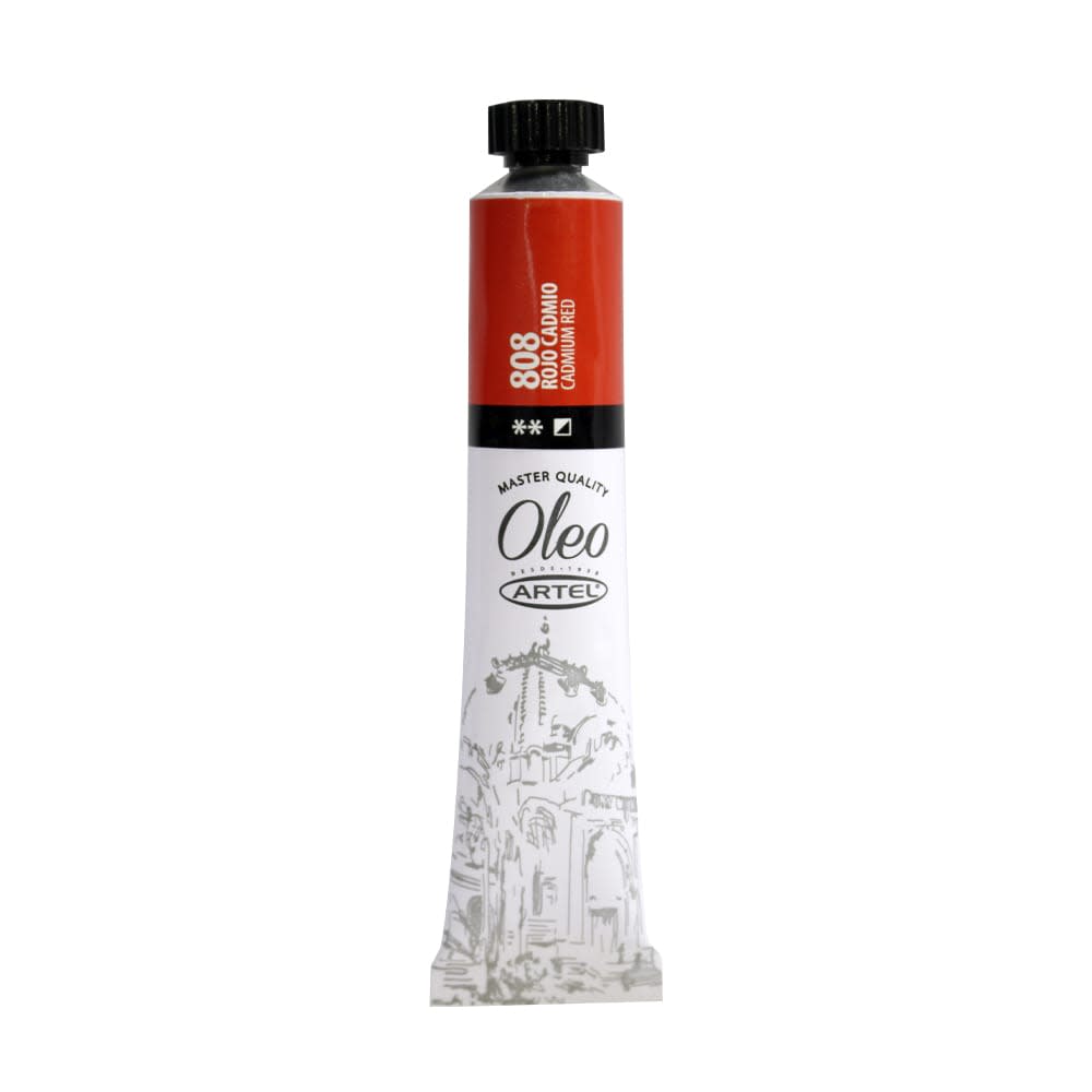ÓLEO 22ML ROJO CADMIO (808) ARTEL1