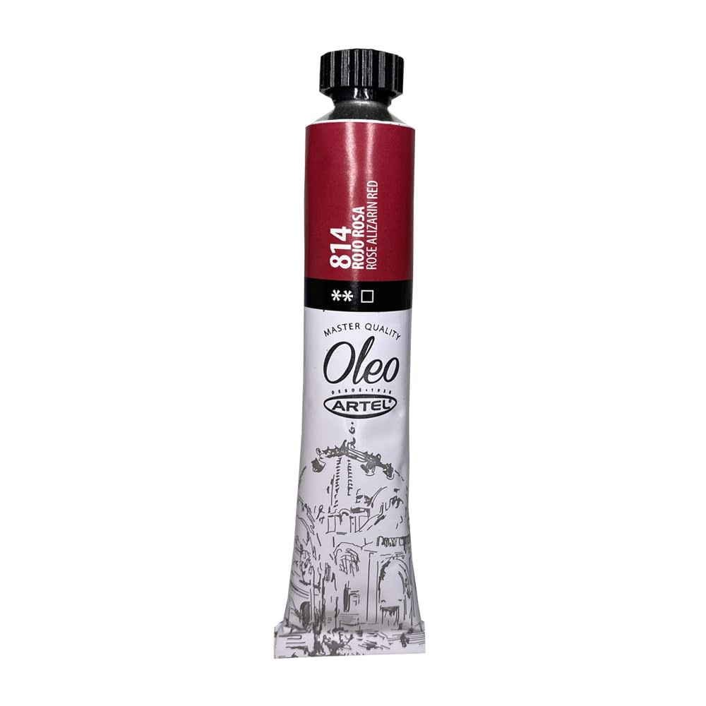 ÓLEO 22ML ROJO ROSA (814) ARTEL1