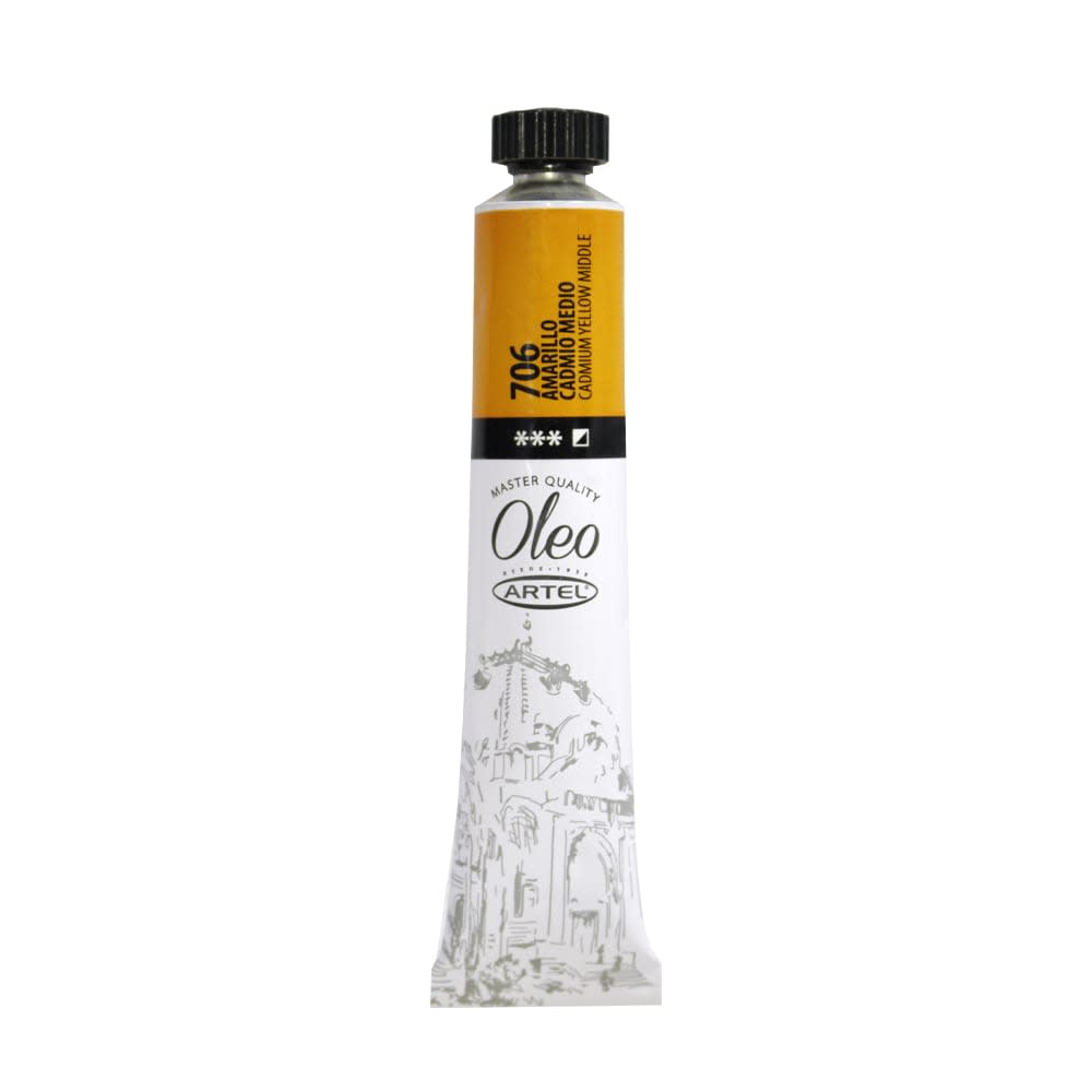 ÓLEO 22ML AMARILLO CADMIO MEDIO (706) ARTEL1