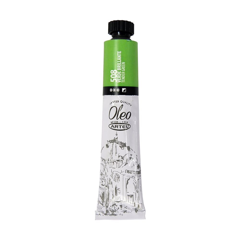 ÓLEO 22ML VERDE BRILLANTE (508) ARTEL1