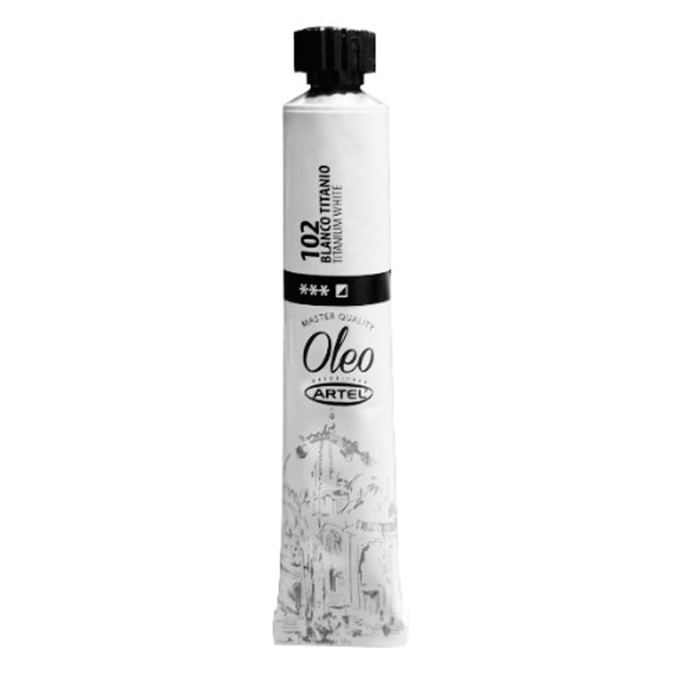 ÓLEO 50ML BLANCO TITANIO (102) ARTEL1