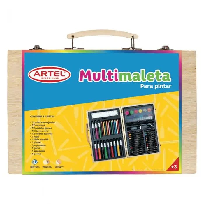 MULTIMALETA PARA PINTAR 67 PIEZAS ARTEL2