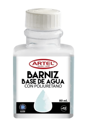 BARNIZ BASE DE AGUA 80ML C/ POLIURETANO ARTEL1