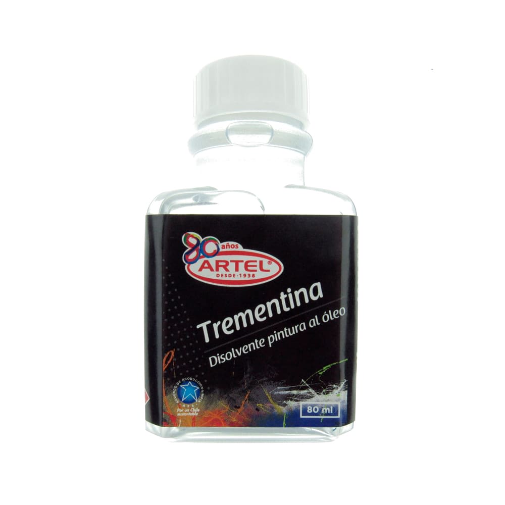 TREMENTINA 80ML DISOLVENTE PINTURA AL ÓLEO ARTEL1