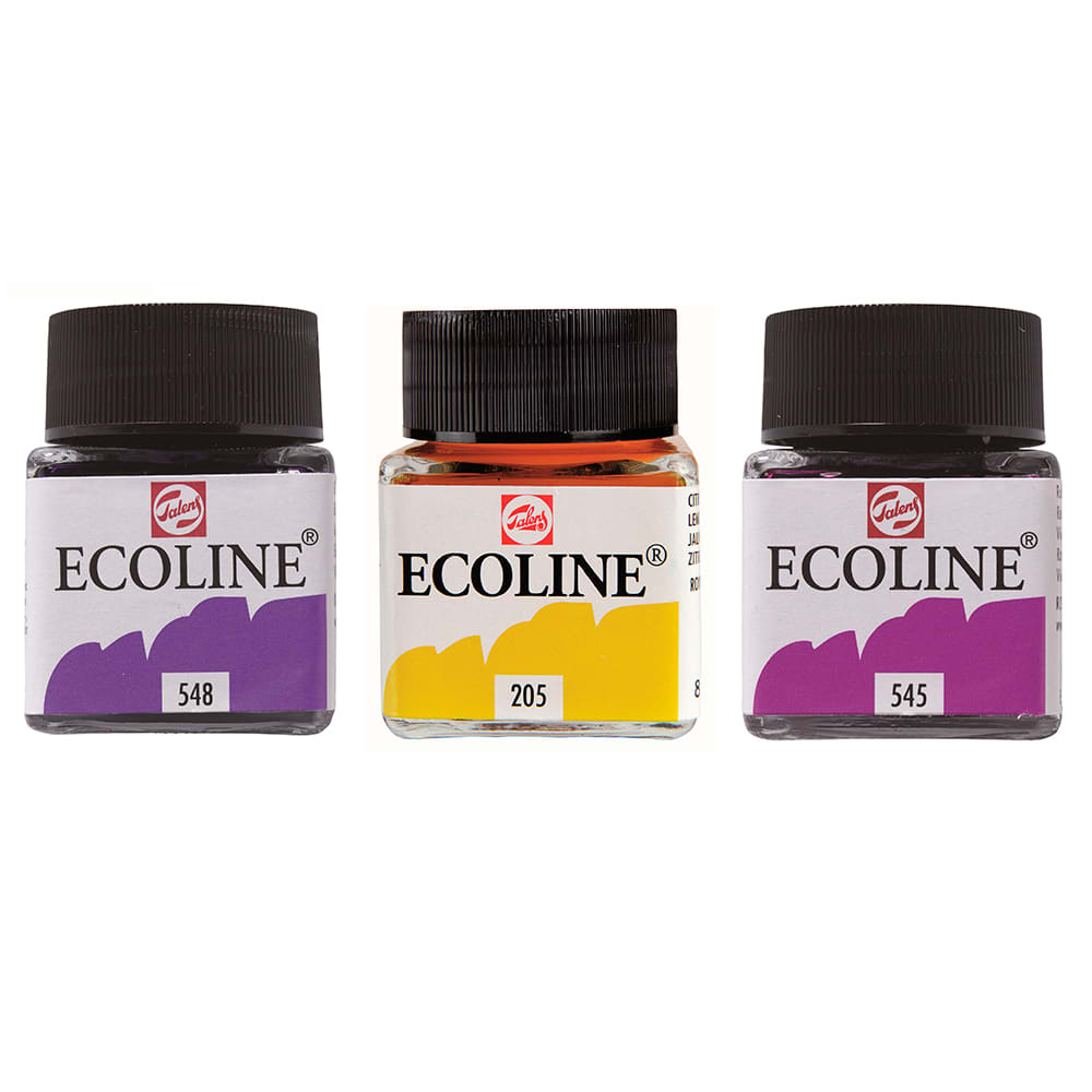 TINTA ACUARELABLE ECOLINE TALENS 30 ML 600 VERDE1