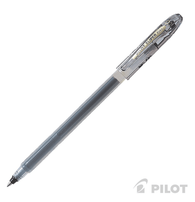LÁPIZ TINTA SUPER GEL 0.7MM NEGRO PILOT1