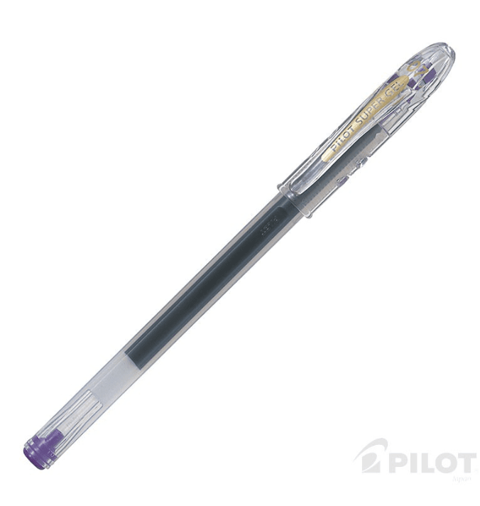 LÁPIZ TINTA SUPER GEL 0.7MM VIOLETA PILOT1
