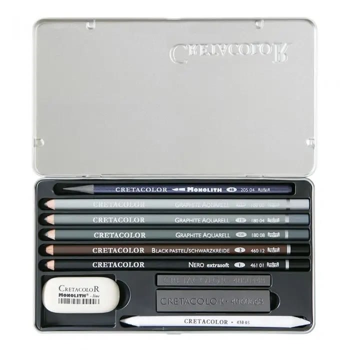 SET GRAFITOS ARTINO 10 PIEZAS CRETACOLOR1